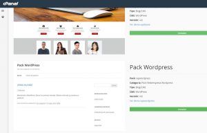 Como crear una pagina web para artista- Instalar pack wordpress desde cPanel