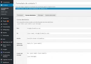 Como crear una pagina web para artista- WordPress configuracion correo