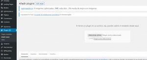 Como crear una pagina web para artista- WordPress subir plugin