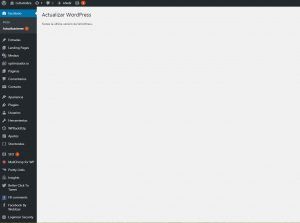 Como crear una pagina web para artista- escritorio WordPress