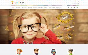 Como crear una pagina web para artistas con publico infantil - Kids Life Tema