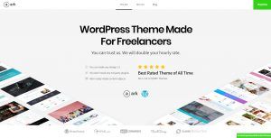 Como crear una pagina web para freelancers artesanos y creativos -The Ark Tema