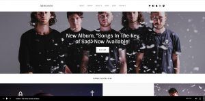 Como crear una pagina web para musicos, bandas y solistas - Merchato Tema